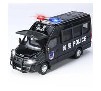 Voitures d'exposition Modèle de Voiture blindée en Alliage moulé sous Pression, véhicule Anti-terroriste antidéflagrant, Collection Souvenir, échelle 1:24 Collection ou Cadeau(Black)