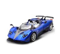 Voitures d'exposition Modèle de Voiture de Sport en Alliage moulé sous Pression for Zonda HP Barchetta, Collection de véhicules de Course en métal, Souvenir, échelle 1:24 Collection ou Cadeau(Blue)