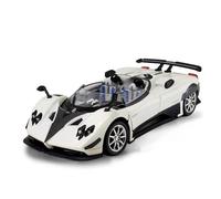 Voitures d'exposition Modèle de Voiture de Sport en Alliage moulé sous Pression for Zonda HP Barchetta, Collection de véhicules de Course en métal, Souvenir, échelle 1:24 Collection ou Cadeau(White)