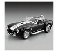 Voitures d'exposition Modèle de Voiture en Alliage Shelby Cobra 427 S/C à l'échelle 1:22, Souvenir nostalgique Collection ou Cadeau(Black)