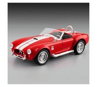 Voitures d'exposition Modèle de Voiture en Alliage Shelby Cobra 427 S/C à l'échelle 1:22, Souvenir nostalgique Collection ou Cadeau(Red)