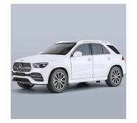 Voitures d'exposition Modèle de Voiture Polyvalent en Alliage moulé sous Pression, Ornement décoratif for véhicule, échelle 1:24, for GLE 350 300 450 Collection ou Cadeau(White)