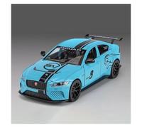 Voitures d'exposition Modèle réduit de Voiture en Alliage moulé sous Pression 1:24 for XE SV Project 8, véhicule de Collection très réaliste en métal, Souvenir Collection ou Cadeau(Blue)