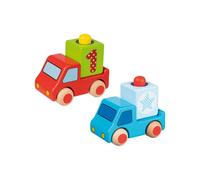 Voitures en bois avec klaxon - dès 1 an