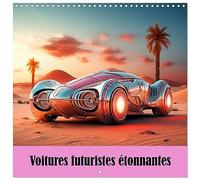 Voitures futuristes étonnantes Calendrier mural carré 2026 30 x 60 cm (ouvert)) Calendrier double avec une page pour vos prises de notes : Voitures ... et ultramoderne (technologie Calvendo)