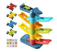 Voitures Jouet - 4 Pièces Petit Véhicule à Inertie | Jouet de Piste de Course de Voitures - pour Garçons et Filles de 3 Ans et Plus Anniversaire Jeu Intérieur Bureau Sol Activité