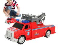 Voitures Jouets,Camion Éducatif Interactif | Véhicule de Secours Électrique Jouet avec des Effets Lumineux et Musicaux - Pour Garçons En Âge Préscolaire À La Maison Dans Le Salon La Chambre Et À L Éco