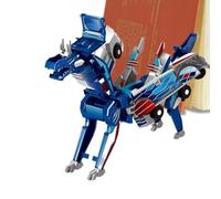 Voitures Magnétiques Transformables,Voiture Dinosaure Magnétique à Percussion - Véhicule Enfant et Bébé Âge Préscolaire Maison Extérieur Fêtes Familiales Anniversaire Noël