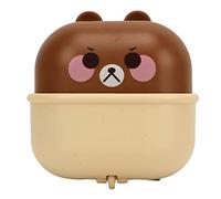 Voitures Push and Go pour bébé en plastique, surface brillante mignonne, jouet de voiture pour bébé animal à inertie pour l'interaction parent-enfant, temps de jeu amusant pour (Ours env.18 X 10 cm /