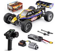 Voitures Rc 1/12 Sans Balais Pour Adultes, Voiture TéLéCommandéE Pour Buggy Rc De Course Grande Vitesse Rapide Maximum 70 km/h 4x4 Avec Batterie 3s 2200 Mah,Convient Comme Cadeau Pour DéButant-Violet