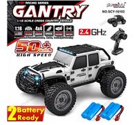 Voitures Rc 50 ou 80 KM/H 1/16, route hors dérive 4WD avec LED 2.4G, camion monstre télécommandé étanche pour adultes et enfants, jouet cadeau 50KM Purple 1B