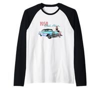 Voitures vintage, voitures classiques, 1958 BEL AIR, 1950, FILLES Manche Raglan