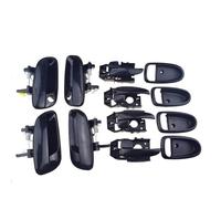 VoiturPoignée Porte Intérieure 12 Pièces Pour Hyundai Pour Elantra 2.0L 2001-2005 2006 Poignée Porte Intérieure Extérieure Garniture Lunette Avant Arrière Gauche Droite