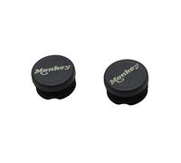 VOIV Accessoire de moto - Capuchons de trou de cadre décoratif pour Monkey 125 2018-2022 en noir