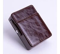 VOIV Étui Portable pour Cigarettes avec Briquet en Cuir Étui à Cigarettes Accessoires pour Fumeurs