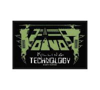 VOIVOD - Voivod Patch Killing Technology Officiel Nouveau Noir Woven Iron On (10Cm X 7Cm) Size Accessory Size