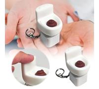 Voix amusante de toilettes - Avec lumière sonore comme gadget sonore - Porte-clés anti-stress pour la vie quotidienne
