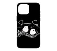 Voix chantante | Chef d'orchestre du Sima-Teash | Joli Petit Oiseau d'Hokkaido | Guérison | Notation à Cinq Lignes | Mélomane Coque pour iPhone 16 Pro Max