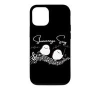 Voix chantante | Chef d'orchestre du Sima-Teash | Joli Petit Oiseau d'Hokkaido | Guérison | Notation à Cinq Lignes | Mélomane Coque pour iPhone 12/12 Pro
