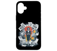 Voix de la tempête Journaliste Art Coque pour iPhone 16 Plus