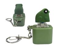 Voix Fickgt Toy - Stimulateur de poignée à picots - Outil à main coloré imprimé 3D - Porte-clés portable - Jeu sensoriel - Aide à la stimulation tactile compacte pour rouge