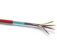 VOKA Kabelwerk 10001440 Câble d'alarme incendie J-Y(ST)Y 2 x 2 x 0.8 mm² rouge 500 m
