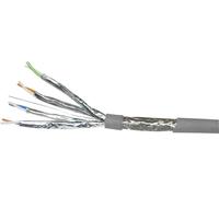 VOKA Kabelwerk 102566-00-100 Câble réseau CAT 7 S/FTP 4 x 2 x 0.13 mm² gris 100 m
