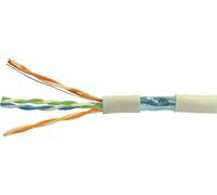 VOKA Kabelwerk 103080-00 Câble réseau CAT 5e F/UTP 4 x 2 x 0.2 mm² gris Marchandise vendue au mètre