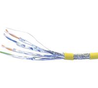 VOKA Kabelwerk 170202-21 Câble réseau CAT 7 S/FTP 4 x 2 x 0.32 mm² jaune Marchandise vendue au mètre