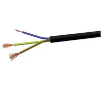 VOKA Kabelwerk 20053500 Câble gainé H05VV-F 3 x 1 mm² noir 100 m