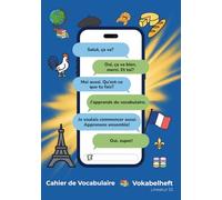 Vokabelheft Französisch | Lineatur 53 | DIN A5: Praktisches Schulheft mit Seitenzahlen und modernem Chat-Cover | ideal ab Klasse 5