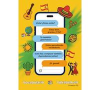 Vokabelheft Spanisch | Lineatur 53 | DIN A5: Praktisches Schulheft mit Seitenzahlen und modernem Chat-Cover | ideal ab Klasse 5