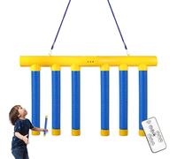 vokkrv Jeux D'attrape-Bâtonnets, Hand Speed Challenge, Defi Vitesse Et Réactivité, Jeu Attraper des Bâtons, Jeu De Chute De Bâtons, Jouet D'entraînement à 3 Vitesses De Chute Et à Réactions (Bleu)