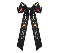 Vokone Nœuds à cheveux pour enseignants pour femme, livre à crayons, pinces à cheveux, nœud en ruban de satin, pince à cheveux, accessoires de rentrée scolaire, cadeaux de reconnaissance pour