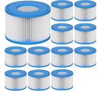 Vokowin Lot de 12 cartouches filtrantes VI pour filtre Bestway Taille VI et tous les modèles Lay-Z-Spa - Paris Miami Vegas Monaco Palm Spring Cancun Helsinki etc