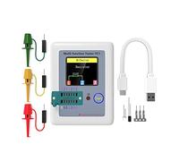 VOKTTA LCR-TC1 Testeur de Transistor Multifonction TFT Testeur, Rétroéclairage d'affichage coloré pour Diode Triode Condensateur Résistance Transistor LCR ESR NPN PNP MOSFET LW21