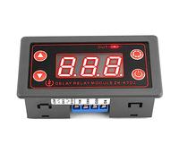 VOKTTA Relais minuterie DC 5V-30V 12V Module de commutateur de relais programmable Affichage LED Cycle de temps numérique 0.1s-999mins Contrôle ON-Off pour pompe à eau légère moteur
