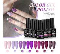 Voky Propose Une Variété De Ensembles De Gel Pour Ongles En Rose Doux, Marron Nu Et Autres Combinaisons De Couleurs, Adaptées À L'art Des Ongles Diy À La Maison..Set-3.