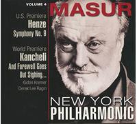 Vol. 4-Masur at the Nyp: Henze: Symphony No. 9, Kancheli: And Farewell Goes Out Sighing