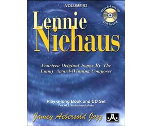 Vol. 92, Lennie Niehaus: Fourteen Original Songs By The Emmy Award-Winning Composer (Book & CD Set) by Jamey Aebersold Play-A-Long Series (2000-07-04)
