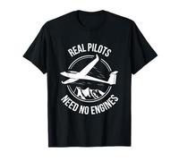 Vol à voile amusant aviateur pilote cadeau planeur T-Shirt