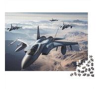 Vol de Jet Militaire Puzzle 1000 Pièces Adulte avec Couleurs Éclatantes, Ensemble De Casse-tête en Puzzle activité Zen pour La Décoration De Bureau, Idée Cadeau Anniversa