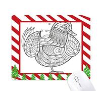 vol d'oiseau ligne peinture tapis de souris canne de noël du tapis.