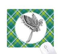 vol d'oiseau Loyal de Peinture réseaux Verte Grille Pixel Tapis de Souris