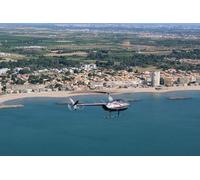 Vol en hélicoptère à Sète, Étang de Thau et Littoral