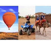 Vol en Montgolfière + Quad et ballade à dos de Chameau à Marrakech