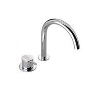 Vola 590G Robinet mitigeur 2 trous avec mitigeur simple effet, chromé, 590G-16