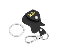 Vola Étui en Cuir pour médiators de Guitare, Porte-clés étui pour plectres, Sac de Rangement pour médiators, Marron
