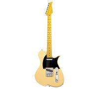 Vola Guitare électrique, Vasti MF MC V3, Vintage Ivory Gloss - Touche en érable dur