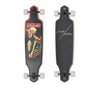 VOLADOR Urban Freeride Pro Longboard Cruiser 101,6 cm | Deck en bois d'érable canadien et camion à pivot inversé forgé | Configuration complète pour les trajets urbains (prière)